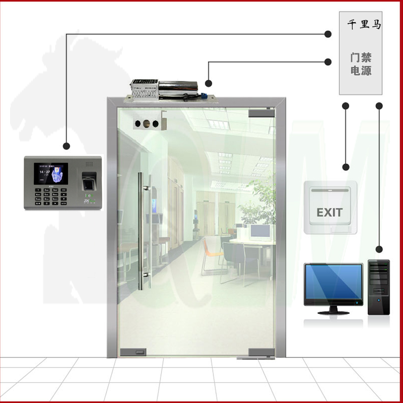 QLM X60 密码指纹门禁安装 【密码+指纹】