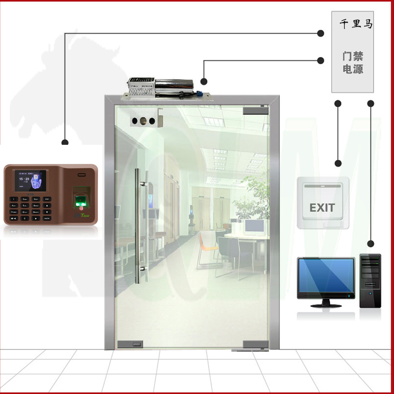 QLM X10 深圳门禁安装 【密码+指纹】